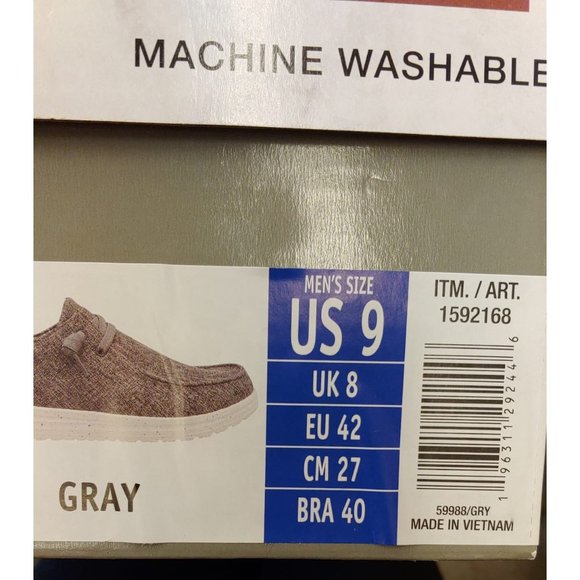 SKECHERS Men Streetwear Slip On Shoes - Relaxed Fit Air Cooled--Grey - Picture 7 of 7